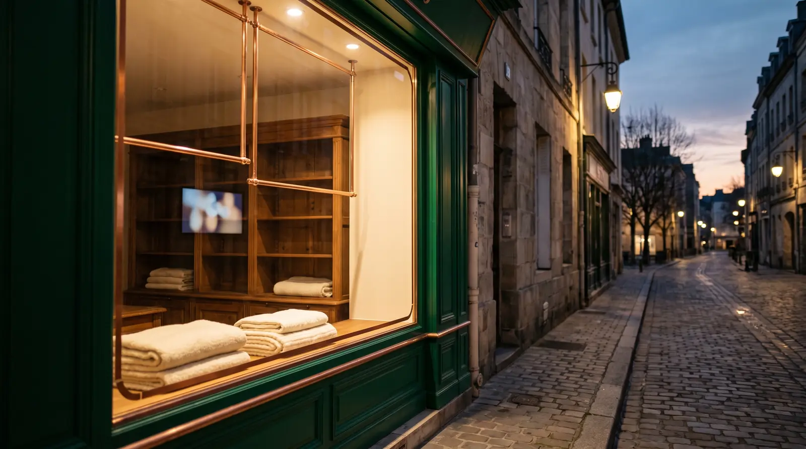 Beautiful lit shopfront on a deserted street: a website with no visitors is not enough